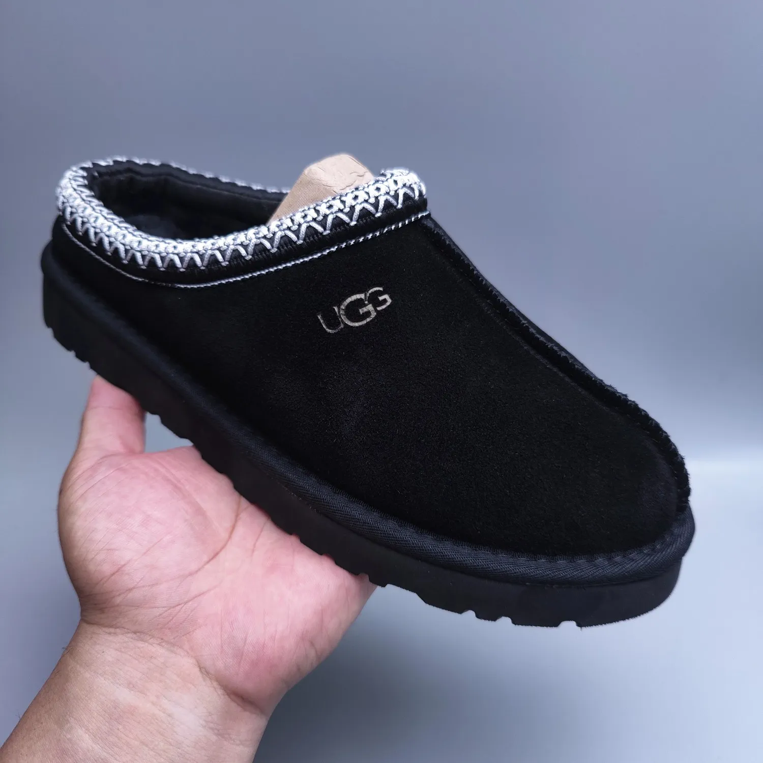 💰440 UGG sheepskin one-piece snow boots for women 5955 men's shoes 5950 one-legged home style for men and women Color: Maroon Black Sand Gray Chocolate Number: 35-45